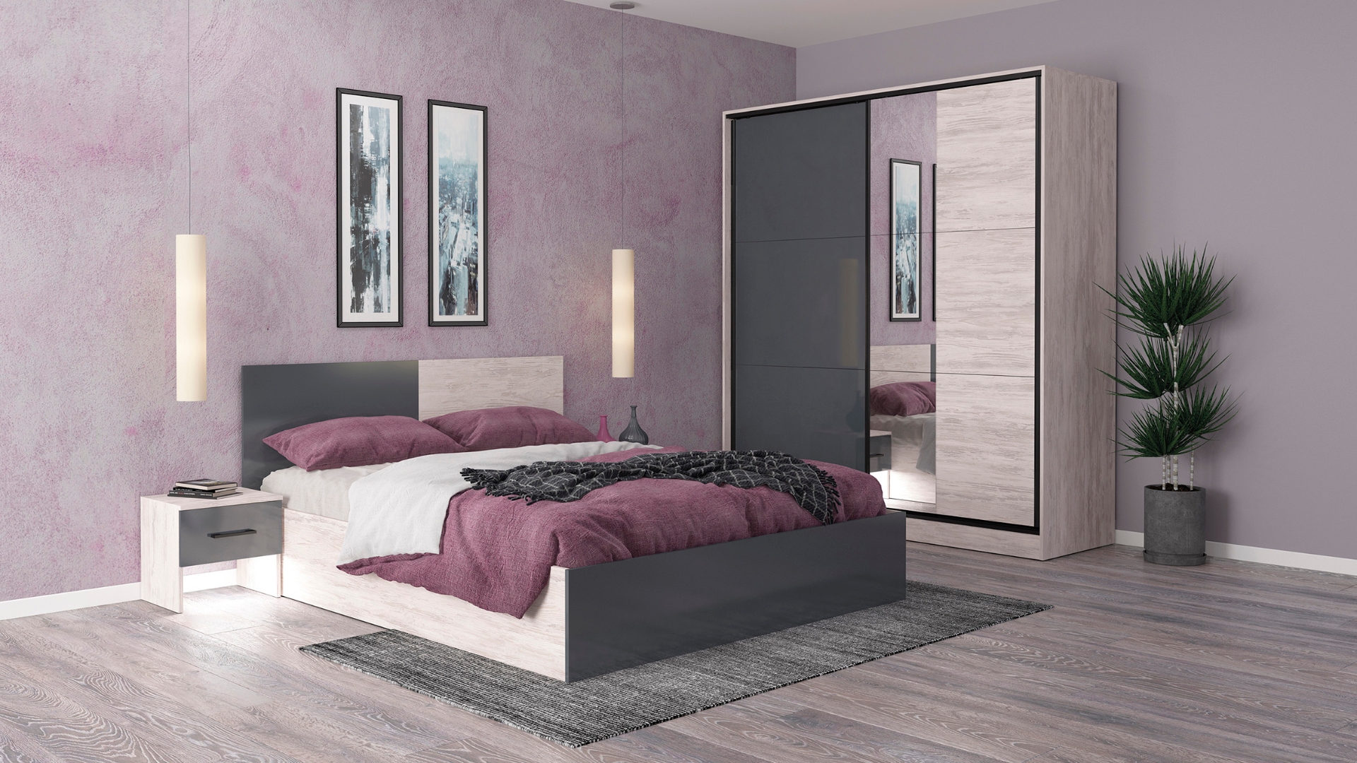 Как да използваме лилавото в интериора на стаята?