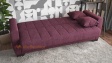 Диван Барато триместни бордо - изглед 4 - МебелМаг Диван Барато триместни бордо - изглед 4