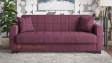 Диван Барато триместни бордо - изглед 1 - МебелМаг Диван Барато триместни бордо - изглед 1