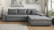 Ъглов диван Ливърпул с посока сив - изглед 2 - МебелМаг Ъглов диван Ливърпул с посока сив - изглед 2