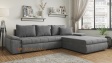 Ъглов диван Ливърпул с посока сив - изглед 1 - МебелМаг Ъглов диван Ливърпул с посока сив - изглед 1