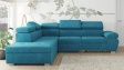 Ъглов диван Пунто с посока син - изглед 2 - МебелМаг Ъглов диван Пунто с посока син - изглед 2