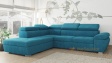 Ъглов диван Пунто с посока син - изглед 1 - МебелМаг Ъглов диван Пунто с посока син - изглед 1