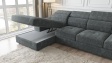 Ъглов диван Джент с посока графит - изглед 3