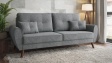 Диван Мерива триместни сив - изглед 2 - МебелМаг Диван Мерива триместни сив - изглед 2
