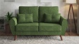 Диван Мерива двуместни зелен - изглед 1 - МебелМаг Диван Мерива двуместни зелен - изглед 1