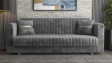 Диван Ваяна триместни сив - изглед 1 - МебелМаг Диван Ваяна триместни сив - изглед 1