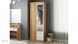 Гардероб Моник двукрилни златен дъб с бяло - изглед 1 - МебелМаг Гардероб Моник двукрилни златен дъб с бяло - изглед 1