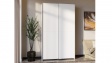 Гардероб Хомано с плъзгащи врати бял - изглед 2 - МебелМаг Гардероб Хомано с плъзгащи врати бял - изглед 2