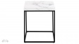Холна маса Бароса бял мрамор с черно - изглед 2 - МебелМаг Холна маса Бароса бял мрамор с черно - изглед 2