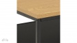 Холна маса Гила тъмен дъб с черен мат - изглед 4 - МебелМаг Холна маса Гила тъмен дъб с черен мат - изглед 4