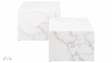 Холна маса Заре комплект маси бял мрамор - изглед 2 - МебелМаг Холна маса Заре комплект маси бял мрамор - изглед 2