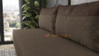 Канапе Лайн триместни светло кафяв с кафяво - изглед 5 - МебелМаг Канапе Лайн триместни светло кафяв с кафяво - изглед 5