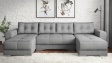 Ъглов диван Джена универсален ъгъл сив - изглед 2