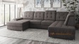 Ъглов диван Женева с посока кафяв - изглед 2 - МебелМаг Ъглов диван Женева с посока кафяв - изглед 2