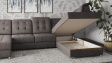 Ъглов диван Женева с посока кафяв - изглед 3 - МебелМаг Ъглов диван Женева с посока кафяв - изглед 3