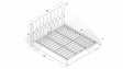 Тапицирана спалня 180/200 Деляра с включен матрак Sleep Nuvia 180/200 син - изглед 4