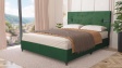 Боксспринг легло 160/200 Геника с включен матрак Sleep Nuvia 160/200 тъмно зелен - изглед 1