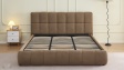 Тапицирана спалня 180/200 Селен с включен матрак Sleep Nuvia 180/200 кафяв - изглед 2