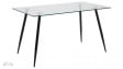 Трапезна маса Уилма неразтегателни стъкло с черно - изглед 1 - МебелМаг Трапезна маса Уилма неразтегателни стъкло с черно - изглед 1