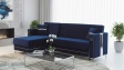 Ъглов диван Дестини универсален ъгъл син - изглед 2 - МебелМаг Ъглов диван Дестини универсален ъгъл син - изглед 2