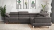 Ъглов диван Авола с посока кафяв - изглед 2