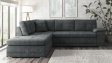 Ъглов диван Бали с посока графит - изглед 2