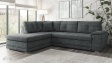 Ъглов диван Бали с посока графит - изглед 1