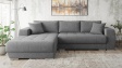 Ъглов диван Бомбай с посока сив - изглед 2