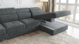 Ъглов диван Джент с посока графит - изглед 3