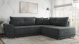 Ъглов диван Фабио с посока графит - изглед 1 - МебелМаг Ъглов диван Фабио с посока графит - изглед 1