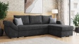 Ъглов диван Генуа с посока графит - изглед 1 - МебелМаг Ъглов диван Генуа с посока графит - изглед 1