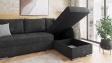 Ъглов диван Генуа с посока графит - изглед 4 - МебелМаг Ъглов диван Генуа с посока графит - изглед 4