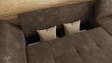 Ъглов диван Генуа с посока кафяв - изглед 3