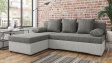 Ъглов диван Селин сив със светло сиво - изглед 2 - МебелМаг Ъглов диван Селин сив със светло сиво - изглед 2