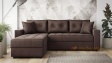 Ъглов диван Сингъл с посока кафяв - изглед 2 - МебелМаг Ъглов диван Сингъл с посока кафяв - изглед 2