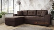 Ъглов диван Сингъл с посока кафяв - изглед 1 - МебелМаг Ъглов диван Сингъл с посока кафяв - изглед 1