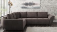 Ъглов диван Сиера с посока кафяв - изглед 2