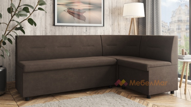 Кухненски ъгъл Боян универсален ъгъл кафяв - МебелМаг Кухненски ъгъл Боян универсален ъгъл кафяв