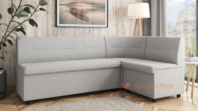 Кухненски ъгъл Боян универсален ъгъл сив - МебелМаг Кухненски ъгъл Боян универсален ъгъл сив