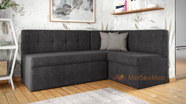 Кухненски ъгъл Марио универсален ъгъл графит - МебелМаг Кухненски ъгъл Марио универсален ъгъл графит