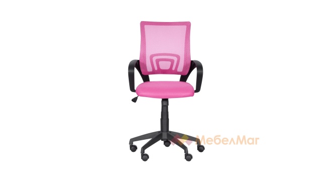 Офис стол Кармен 7050 розов - МебелМаг Офис стол Кармен 7050 розов