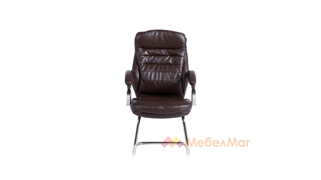 Посетителски стол Кармен 6154 какао - МебелМаг Посетителски стол Кармен 6154 какао