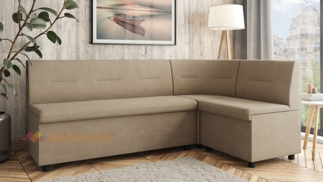 Кухненски ъгъл Боян универсален ъгъл бежов - МебелМаг Кухненски ъгъл Боян универсален ъгъл бежов