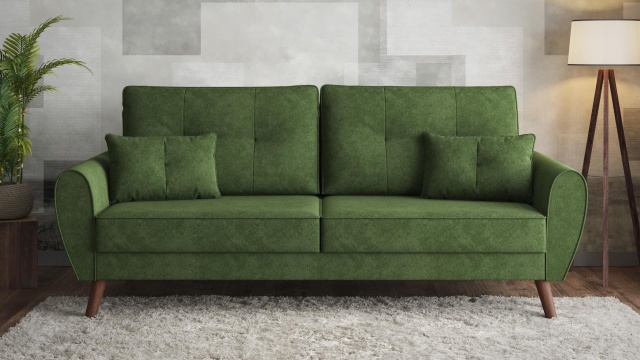 Диван Мерива триместни зелен - МебелМаг Диван Мерива триместни зелен