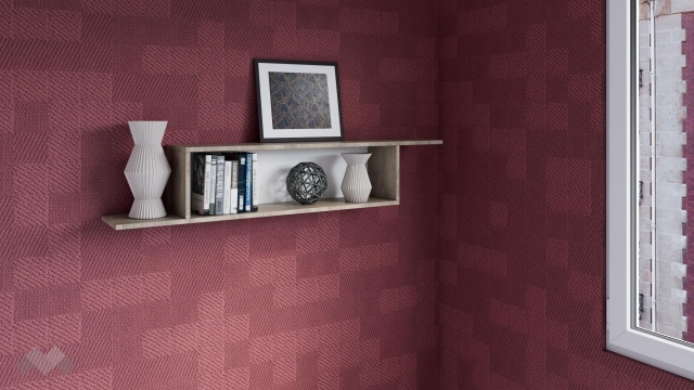 Етажерка Мито дъб суров с кобалтово сиво - МебелМаг Етажерка Мито дъб суров с кобалтово сиво