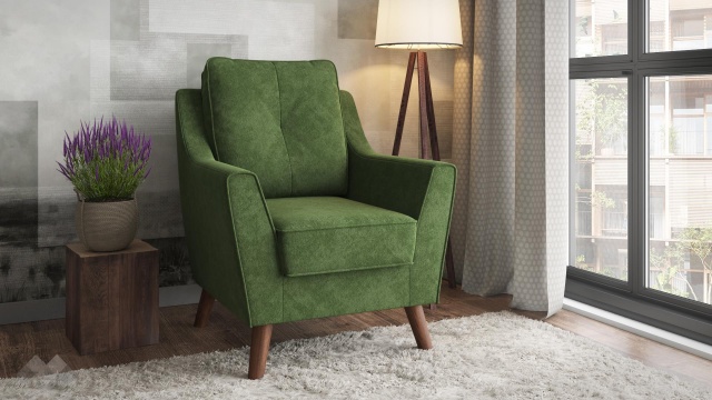 Фотьойл Мерива зелен - МебелМаг Фотьойл Мерива зелен