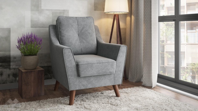 Фотьойл Мерива сив