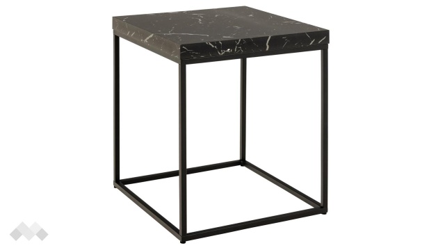 Холна маса Бароса черен мрамор с черно