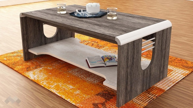 Холна маса Ира винтидж с античен дъб - МебелМаг Холна маса Ира винтидж с античен дъб